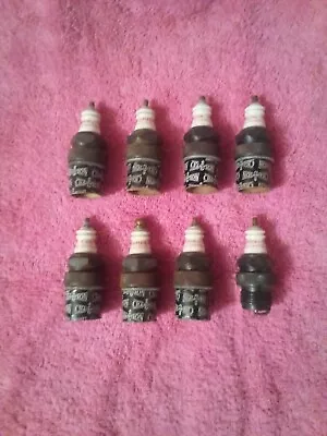 Vintage Champion O COM Spark Plugs Set Of 8 NOS • $95