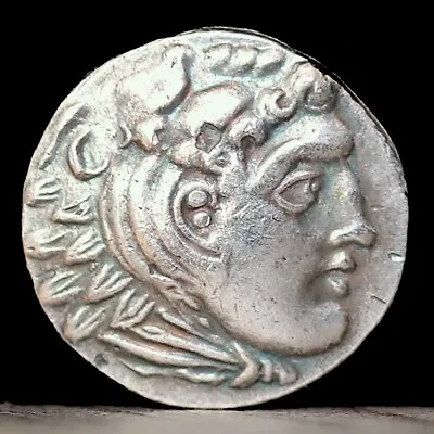 336-323 BC Small Ancient Greek Coin Alexander The Great - Silver Plated Drachma • $14.95