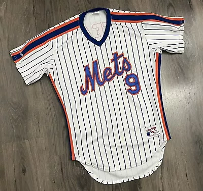 Vintage Mets Jersey Gregg Jefferies Size 36 Pinstripe Rawling Baseball - Stains • $56.89