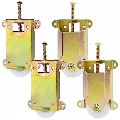 Sliding Mirror Closet Door Rollers Replacement Hardware ‎2-1/2  H.C.- 4Pack • $47.38