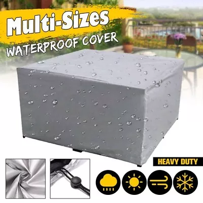$19.59 • Buy Large Waterproof Outdoor Furniture Cover Garden Patio Rain UV Table Protector AU