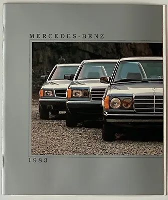 MINT 1983 Mercedes Benz Full Line Brochure W/Data Insert.....Free USA Shipping! • $7.95