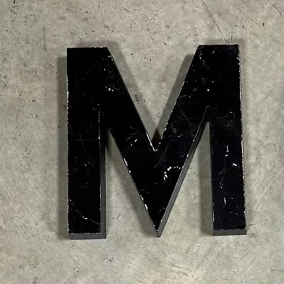 10  Metal Letter M Cast Aluminum Dimensional Industrial Alphabet Wall Decor • $10