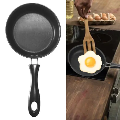 Mini Frying Pan Kitchen Non-Stick Coated Omelette One Egg 12.5cm Portable NEW • £5.59