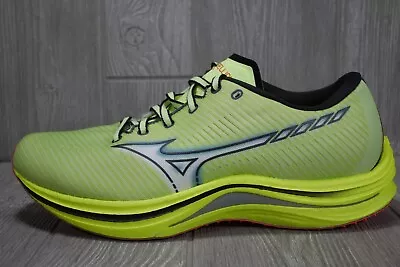 Mizuno Wave Rebellion Men's Running Racing Shoes Neon Size 9 - 12 $160 • $88.19