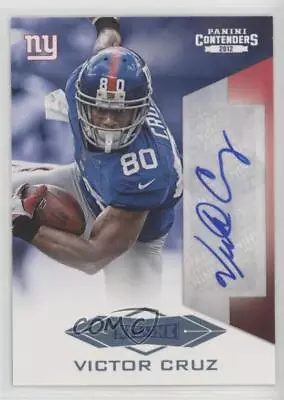 2012 Panini Contenders NFL Ink /15 Victor Cruz #13 Auto • $55.74