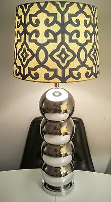 Robert Sonneman George Kovacs Chrome Mid Century Modern Atomic Table Lamp • $220