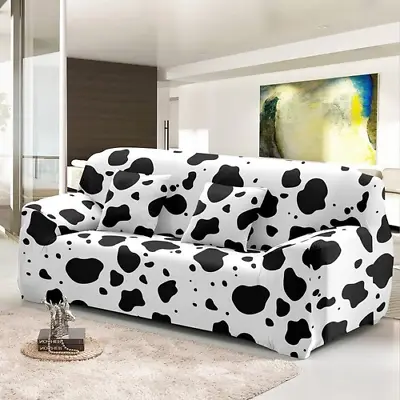 $42.02 • Buy Leopard Print Sofa Cover Stretch Elastic Slipcovers Sectional Couch Cover Home