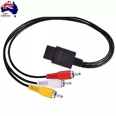 6ft AV Audio Video A/V Cable Cord Wire TV Game HTE Cable FOR Nintendo 64 N64 A • $4.95