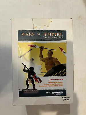 Wargames Factory Wars Of Empire - The Zulu War 1879. 28mm Minis ZULU WARRIORS • $42.14