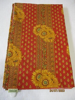 Vent Du Sud Rectangle Tablecloth Sunflowers France 56x90 • $38