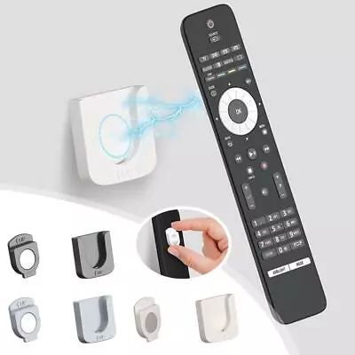 Magnetic Remote Control Holder Sticker Bracket Wall Self Adhesive Hook N6N8 • $1.89