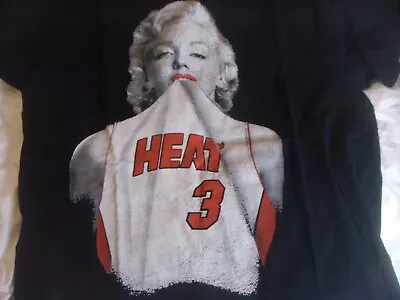 Marilyn Monroe Miami Heat 3 Adult M T-shirt • $8.99