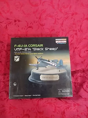 Rare POP1 BLACK SHEEP Dragon WARBIRD 50155 1:72 Die-Cast F-4U-IA Corsair Vmf-214 • $120