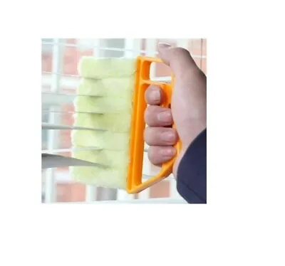 7 Brush Venetian Blind Cleaner Washable Easy Cleaning Tool Duster Microfibre  • £3.25