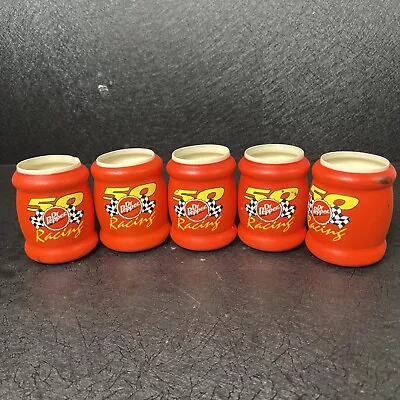 VTG Dr Pepper 50 Racing Foam Insulated Beer Soda Can Koozies Lot Of 5 Vintage • $15.97