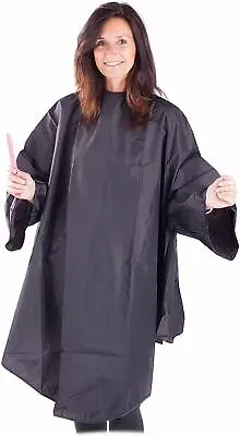 Professional Hairdressing Black Long-Sleeved Colouring Gown - Water Repellent • £9.99