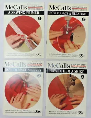 1967 McCall's Step-by-step Sewing Series/4 Book Lot: Complete Set Vintage • $18.82