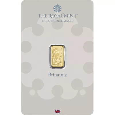 1 Gram Gold Bar - Royal Mint Britannia - 999.9 Fine In Assay • $99.26