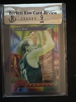 1993 / 1994 Larry Bird Topps Finest Refractor Chrome BGS 9 RCR Boston Celtics #2 • $325