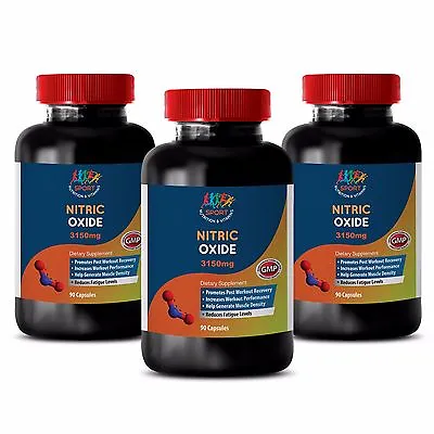 Muscle Supplements - Nitric Oxide Complex 3150mg - AAKG Tablets 3B • $60.98