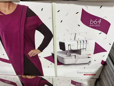 $1299 • Buy Bernina Bernette B64 Airlock 2/3/4 Thread Jet Air Serger Overlocker Machine -New