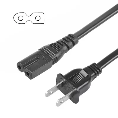 2 Pin AC Power Supply Cord Cable For M-Audio Studiophile AV20 AV30 AV40 Speakers • $14.58