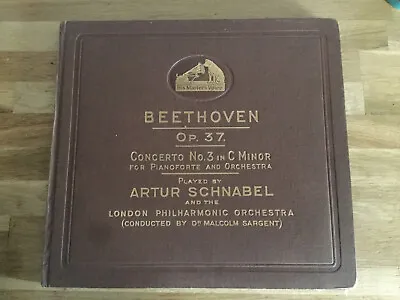 £45 • Buy Beethoven Op 37 Concerto No 3 In C Minor Played By Artur Schnabel And The LPO