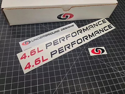 4.6L Performance Decals (2pk) Racing Hood Stickers For V8 Mustang GT 1999-2004 • $13.95