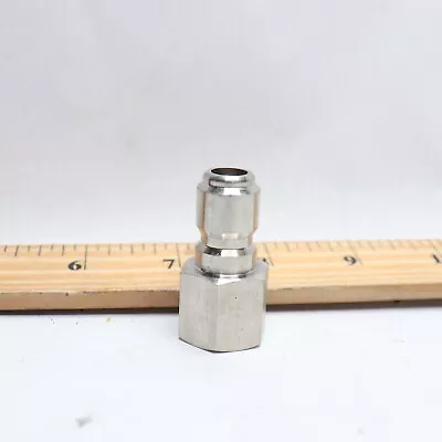 Quick Connect Plug Stainless Steel 3/8  FPT 1832 • $1.33