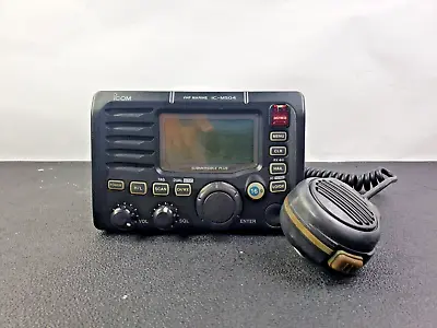 ICOM IC-M504 Marine DSC VHF Radio With Attached HM-126B Mic • $243
