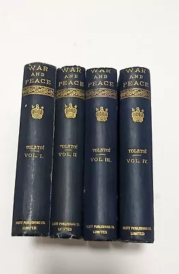 War And Peace 1889 L N Tolstoi Walter Scott Publishing English Complete Tolstoy • £59.99