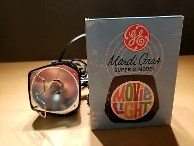 Vintage GE Mardi Gras Super 8 Model Movie Light - Works • $6.17