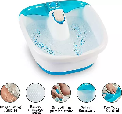 X Large Feet Foot Spa Bath Massager Heat Soaker Massage Bubble Roller Deep Soak • $32.97