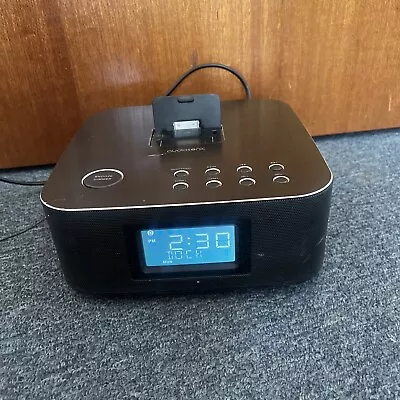 Audiosonic Alarm Clock FM Radio 30-pin IPhone IPod Dock DS403 • $29.99