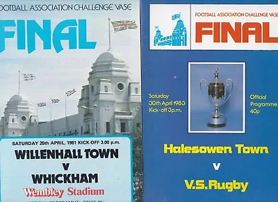 £1.50 • Buy F.A. Vase Finals 1981 & 1983