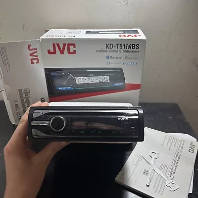 JVC KD-T92MBS Marine Boat ATV MotorSport CD MP3 Player Bluetooth XM Radio Ready • $72