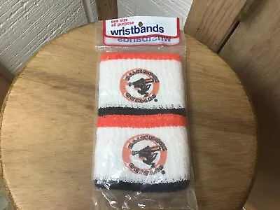 Vintage Baltimore Orioles Wristbands Yorkville New In Package 1980s • $18.11