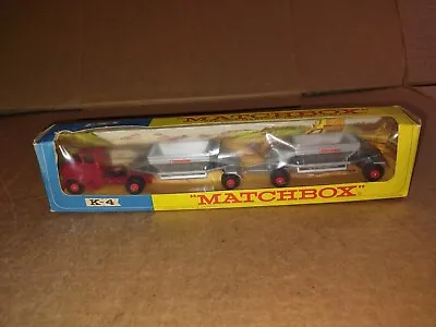 Matchbox Lesney K-4 KING SIZE Fruehauf Hopper Train MIB • $135