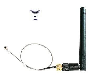 WiFi/Bluetooth 2.4G Antenna Set - 3dBi /SMA-J & 20cm IPEX/U.FL Pigtail Adapter • $4.84