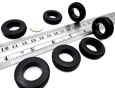 7/8  Hole Fit Rubber Grommet Bushing For 7/8  Hole 1/16  Panel Has 5/8  ID • $9.18