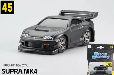 ZD Maisto 1:64 Black Muscle JDM Supra MK4 A80 Sports Model Diecast Metal Car BN • $22.99