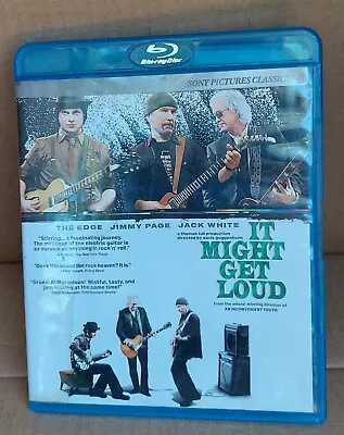 IT MIGHT GET LOUD  U2 The Edge  LED ZEPPELIN Jimmy Page  &  Jack White  BLU-RAY  • $8.87