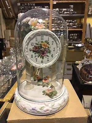 An AVON EXCLUSIVE WEIGHTED TABLETOP HUMMINGBIRD Clock Unused New In Box!!! • $40