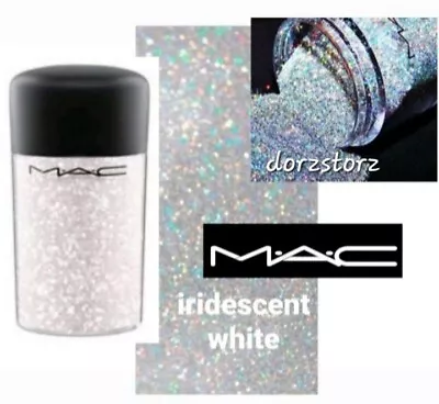 MAC Glitter Brilliants Eye Shadow *IRRIDESCENT WHITE* / .15 Oz / New In Box • $28.50