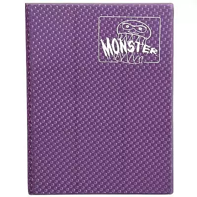 	Monster Binder - 9 Pocket Trading Card Album - Holofoil Purple Anti-Theft	 • $46.32