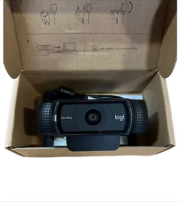 Logitech C920x HD 1080p Mic-Enabled Webcam Certified For Zoom MS Compatible • $37.08