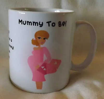 Personalised Mummy To Be Baby Shower Pregnancy Daddy To Be Mug Gift Birthday • £5.49