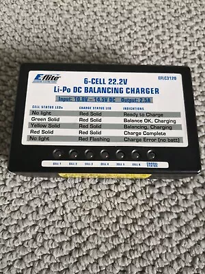 E Flite Eflc3120 6 Cell 22.2v Lipo Dc Balance Charger • £15.62
