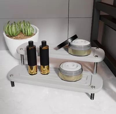 Instant Dry Sink Caddy Organizer 2 Tier Fast Drying Stone Sink Tray For Kitc..  • $28.49